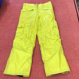 Firefly men’s small Neon Yellow snowboard / ski snowPants
